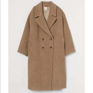 H&M Wool-blend Twill Coat